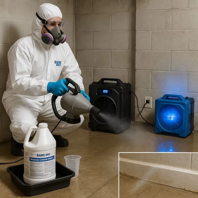 Sanitization and Odor Removal process in Quincy, FL